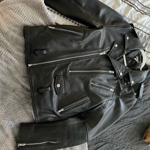 Mens leather jacket